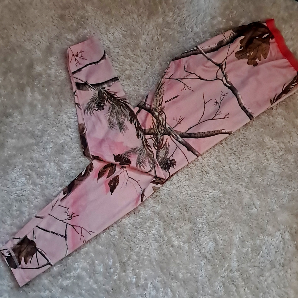 REALTREE Pink Camo XL Leggings